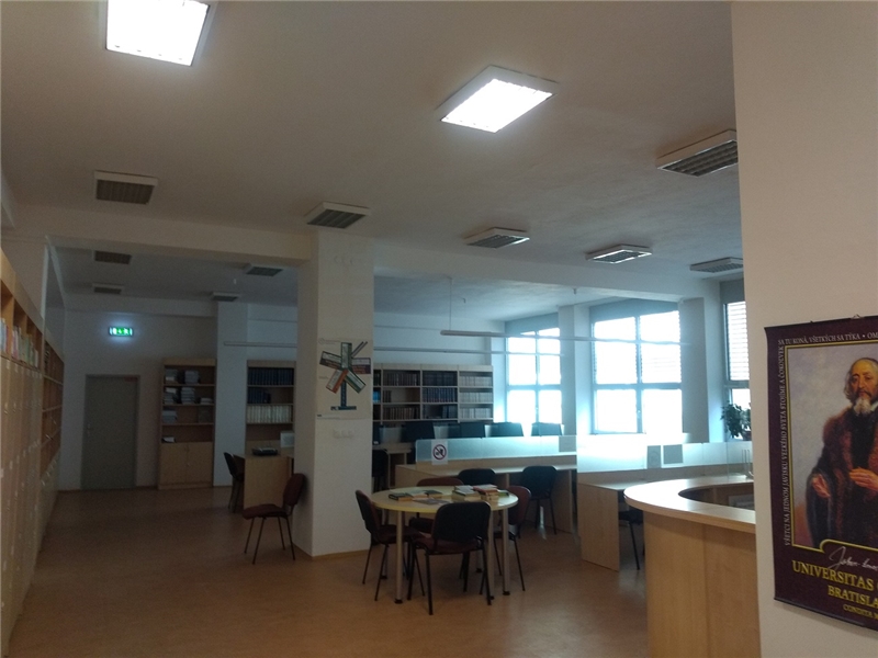  The Study area in the Faculty of Art Library.