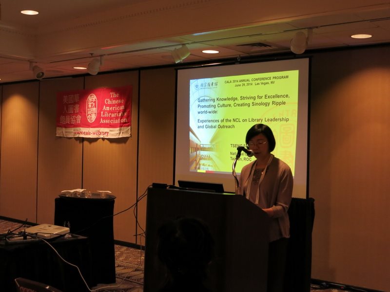 臺灣專業軟實力跨越國際--曾淑賢館長率團出席2014年美國圖書館學會年會並於華人圖書館員協會年會進行演講