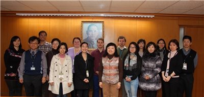 2014.01.09 Participants of the Winter Study Camp from Institute of Chinese Literature and Philosophy, Academia Sinica, came to visit NCL