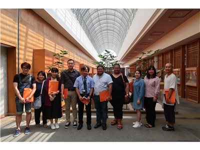 2017.7.6 泰國法政大學跨學科研究學院院長Dr. Decha Sungkawan一行10人來館參訪