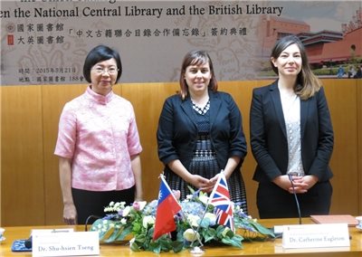 2015.05.21 Dr. Catherine Eagleton and Ms. Sara Chiesura from the British Library came to visit the NCL