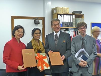 國家圖書館與倫敦大學亞非學院合作設立「臺灣漢學資源中心」並舉行啟用典禮