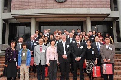 2011年2月25日台北市歐洲商務協會一行35人參訪本館