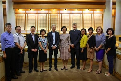 2015.06.04 Hong Kong University Library Director and Nine other Librarians Visit NCL