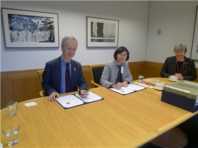 國家圖書館與大英圖書館簽署合作協議—推動中文古籍資料之資訊共享
