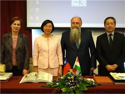 國圖與匈牙利科學院圖書館合作設立匈牙利首個「臺灣漢學資源中心」
