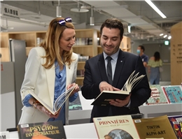 French Mayor Pottier-Dumas of Levallois-Perret Visits NCL, Renewing Connection with NCL Director-General Dr Wang