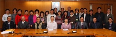2011.02.24 28 professionals from the Archive Division in Hainan Province,China visited NCL