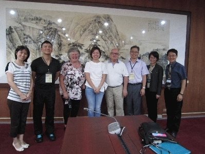2015.10.16 Lecturers of the International Conference on School Librarianship of Asian Countries come to visit the NCL
