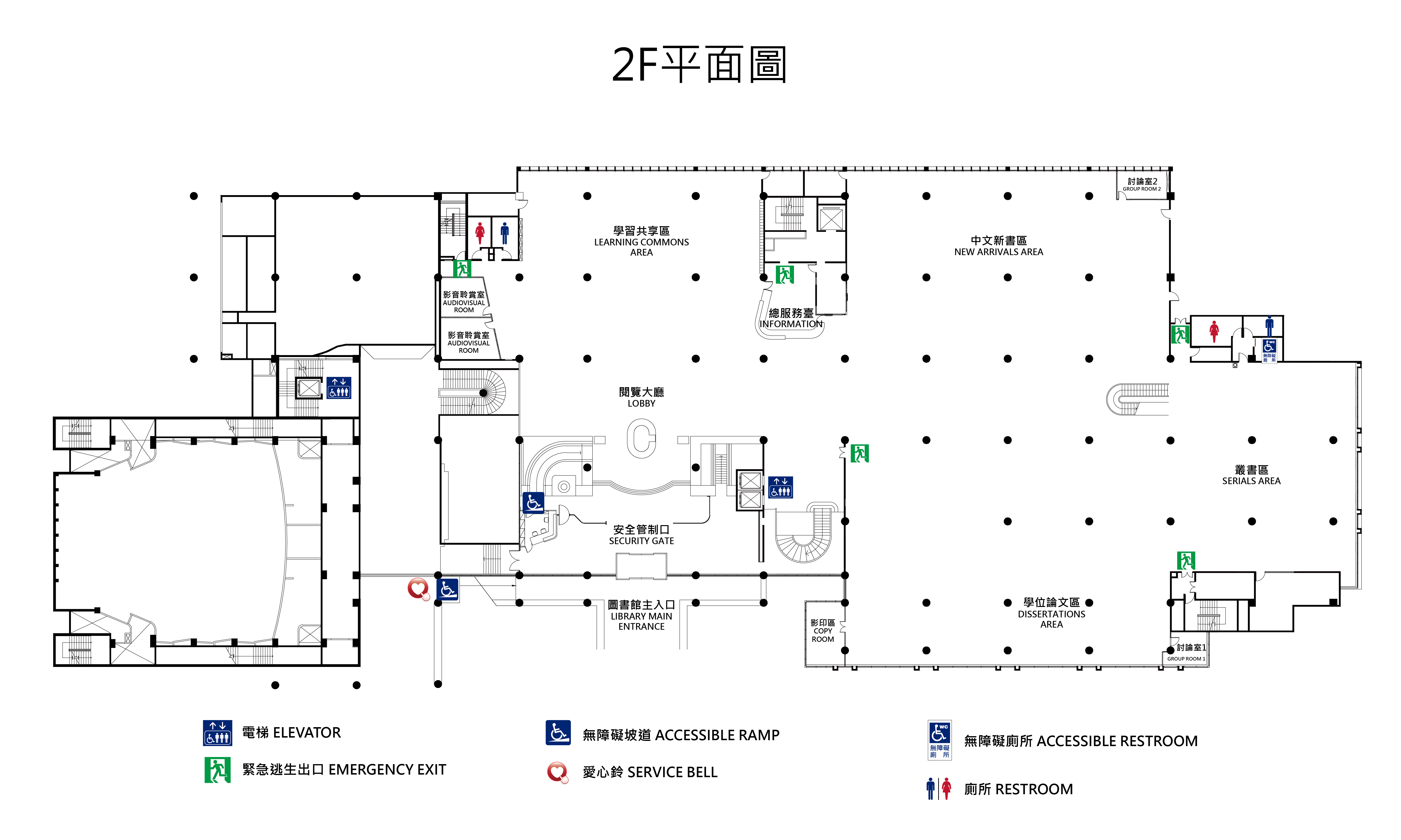 Floor Layout of 2F
