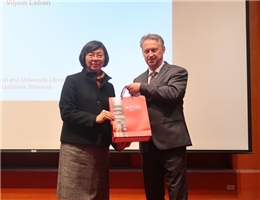 Slovenian National and University Library Director Viljem Leban Was Invited to Taiwan to Lecture at NCL