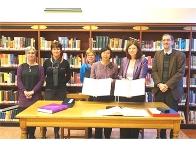 NCL and Catholic University of Leuven Library Sign a MOU